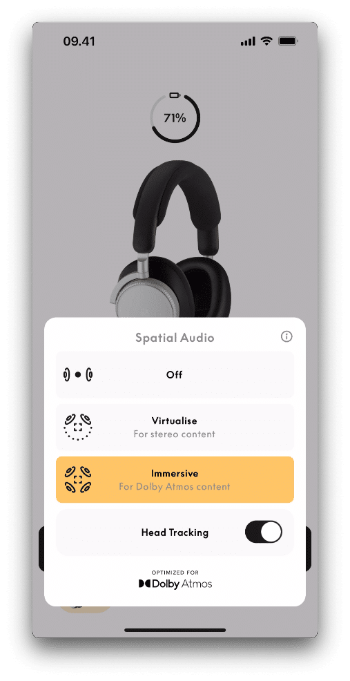 Bang & Olufsen Application